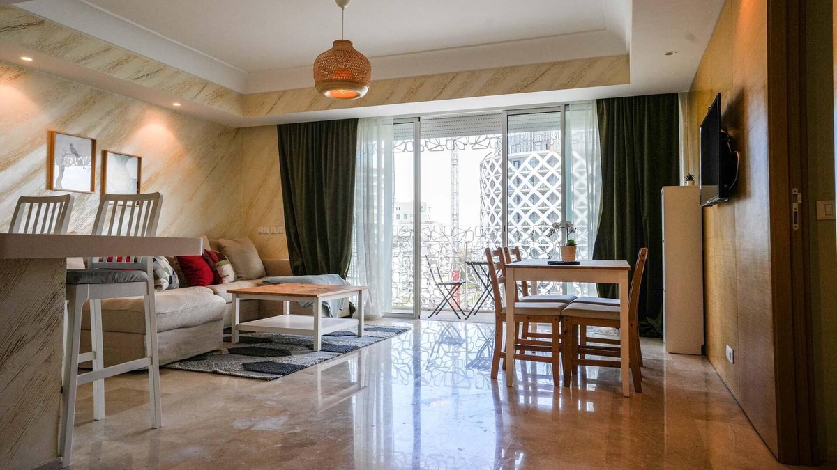 Casablanca Condo | Luxurious apartment in the vegetal tower