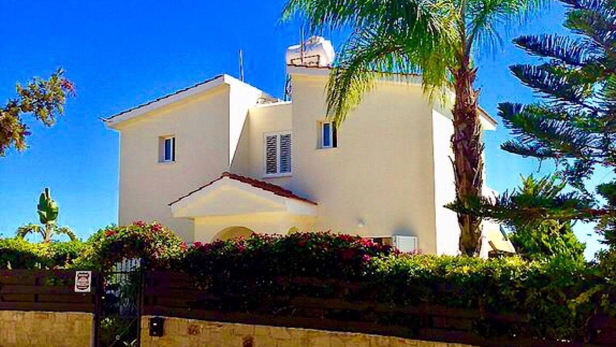 Pegeia Villa | Luxurious Coral Bay Villa with Private Pool, Sea & Mountain Views Great Location