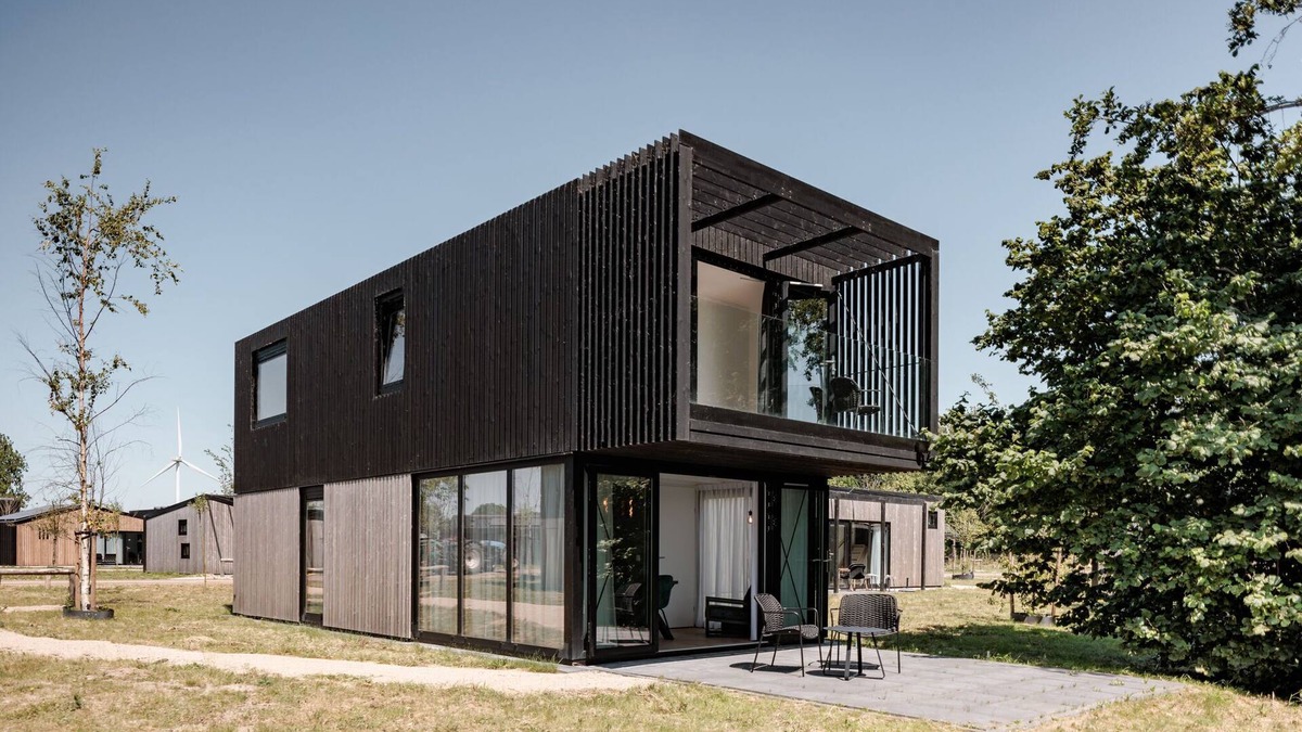 Municipality of Brielle House | Luxurious lodge in a holiday park