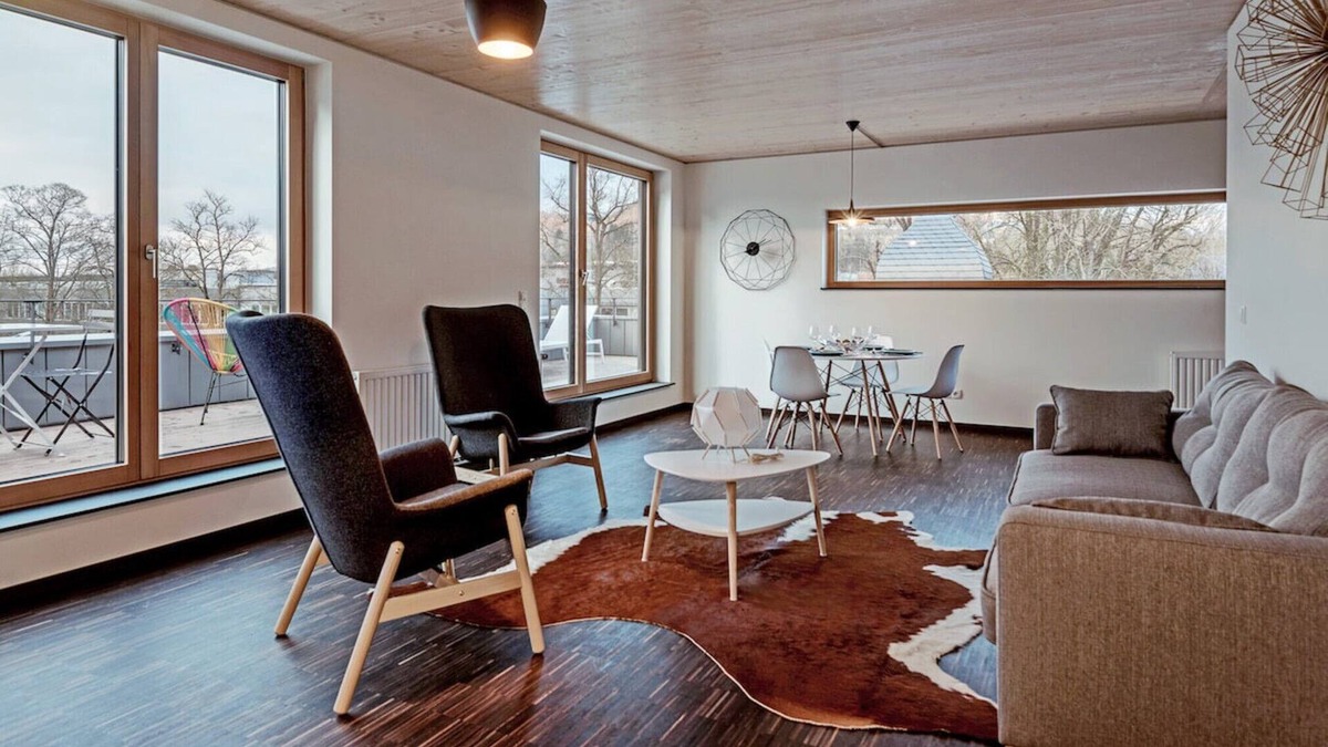 Dommeldange Apartment | Luxurious penthouse 207 with two bedrooms and surrounding roof terrace