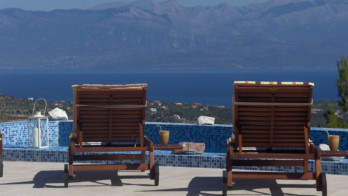 Pylos-Nestoras Villa | Luxurious villa with breathtaking sea views and private pool.