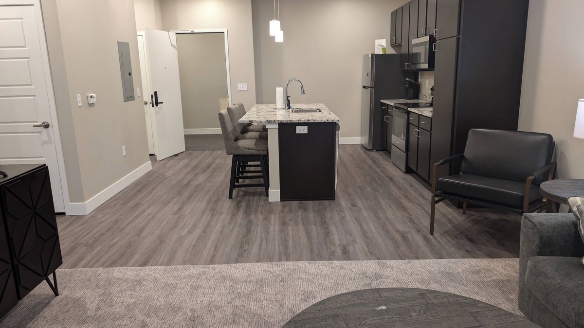 Alliance Apartment | Luxury 1-bedroom flat in enjoyable Alliance with fitness room.
