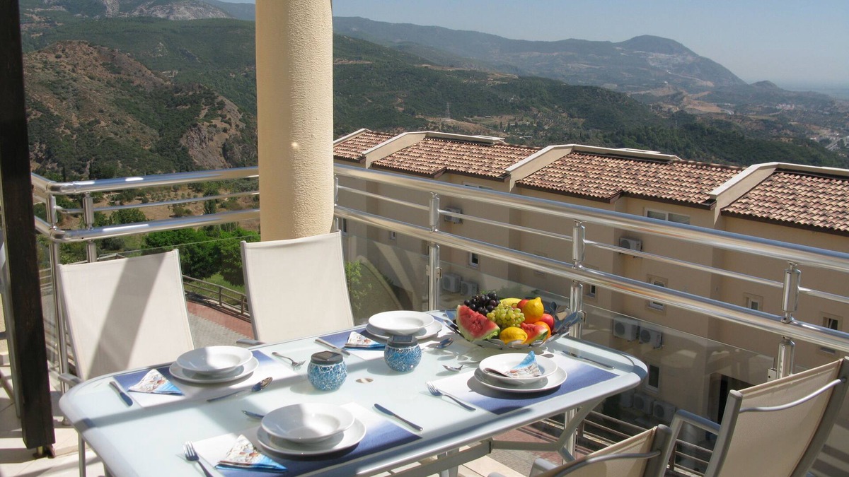 Soke Apartment | Luxury 2 Bed Penthouse Apartment With Private Terraces And Superb Mountain Views