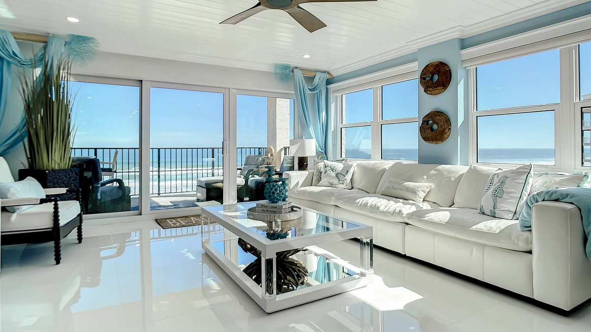 New Smyrna Beach Condo | Luxury 3/3 condo with sweeping ocean views.