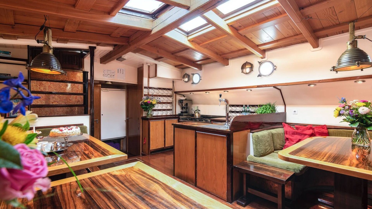 Amsterdam North Boat Rental | Luxury antique sailing ship Lotus