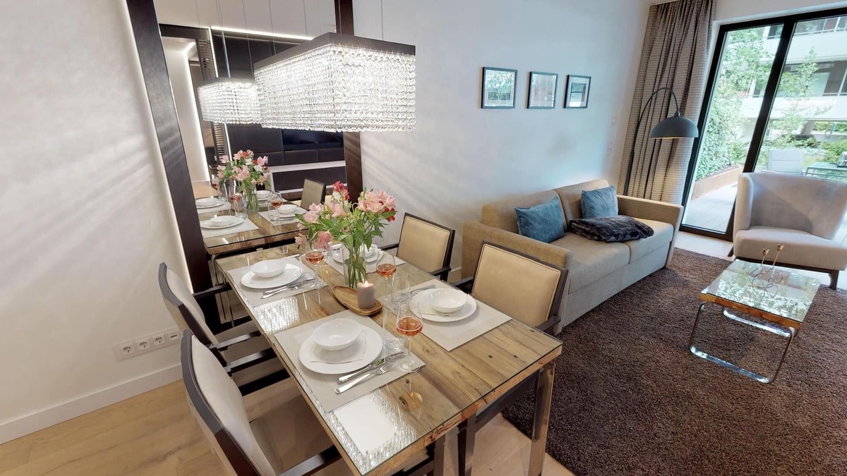 Timmendorfer Strand Apartment | Luxury apartment 0.11 with sauna, beach chair, loungers and large terrace.