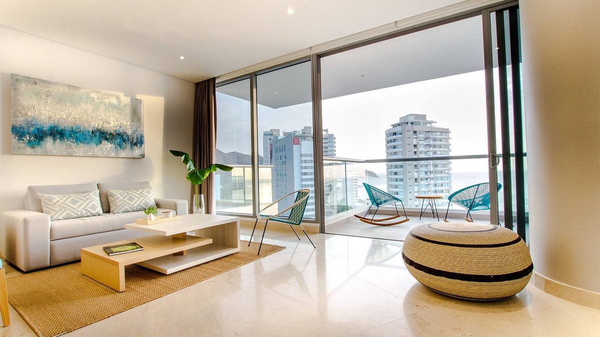 Santa Marta Apartment | LUXURY APARTMENT 2 BEDROOMS FOR 4 PEOPLE OCEAN FRONT