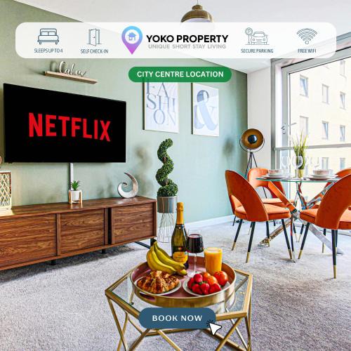 Central Milton Keynes Apartment | Luxury Apartment - City Centre - Free Parking, Fast Wifi, Sky TV and Netflix by Yoko Property