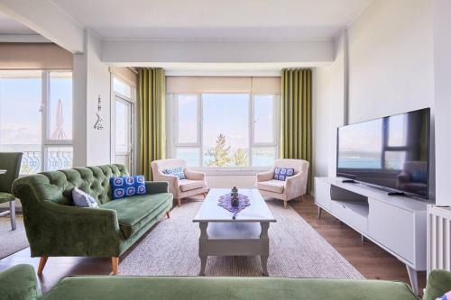 Sariyer Apartment | Luxury apartment with Bosphorus view in Sarıyer!