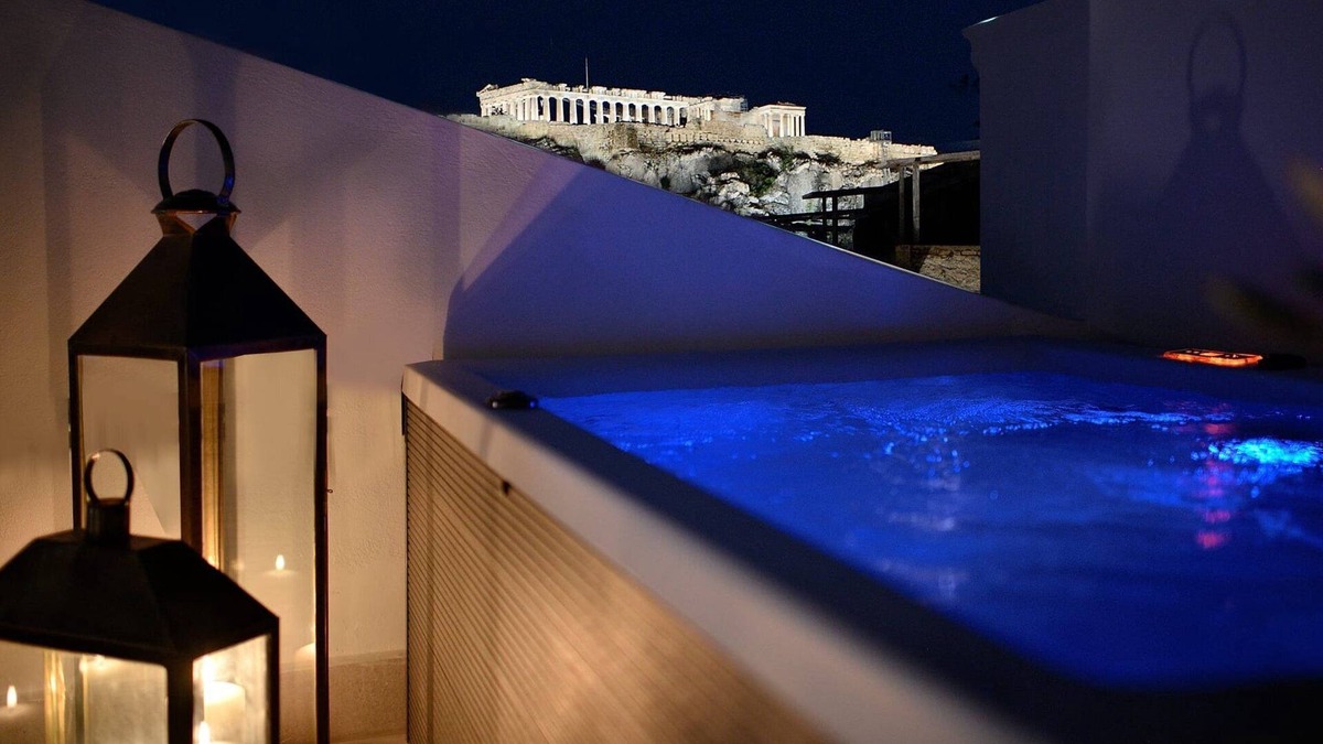 Monastiraki Villa | Luxury Athens Apartment | 2 Bedrooms | Apartment Mavis | Spacious Terrace with.
