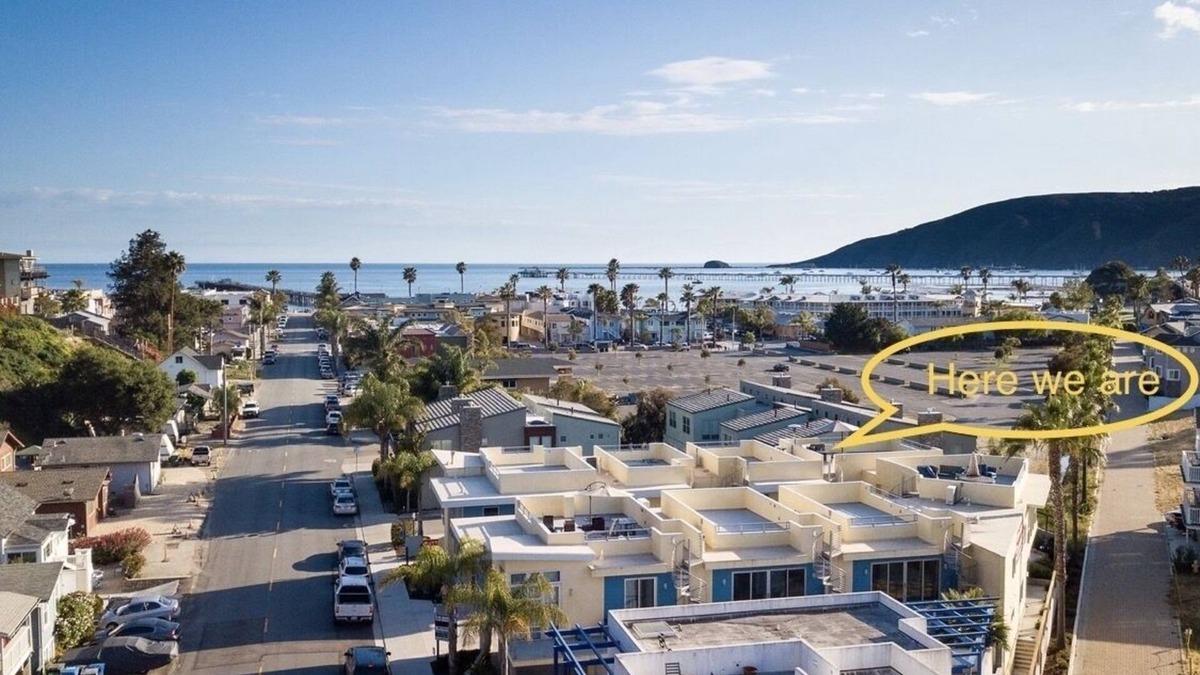Avila Beach Condo | Luxury Avila Beach Condo, roof top patio = couch, heater, fire pit & hot tub.