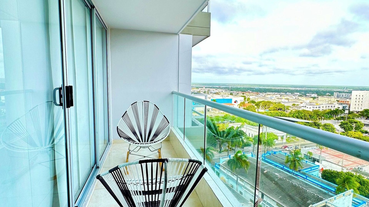 Boston Apartment | Luxury barranquilla norte, 3 private parking pools gym portería24 hours