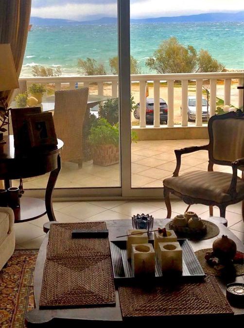 Kiato Apartment | Luxury Beach Flat with Gorgeous Sea View