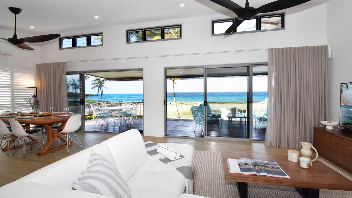 Grasstree Beach House | Luxury Beach Front 4 bedroom house with everything you need for a Family Holiday