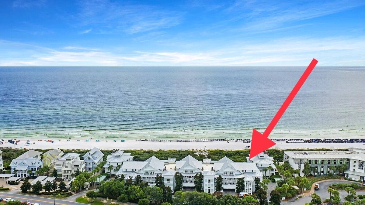 Gulf District Condo | LUXURY BEACHFRONT CONDO IN WATERCOLOR! Corner unit! Book NOW for 2025!