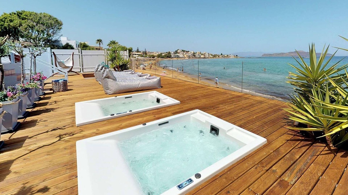 Agii Apostoli Villa | Luxury Beachfront Crete Villa | Villa Island Princess | 3 Bedrooms | Direct.