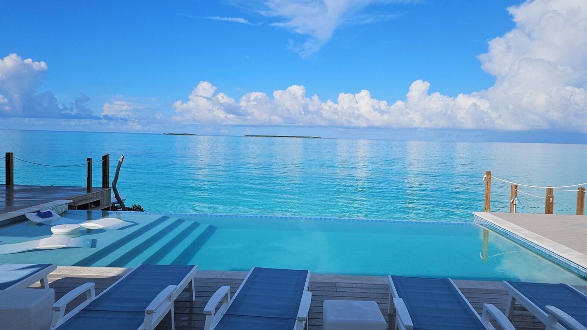 Tar Bay House | Luxury beachfront home, Heated private pool, Five King suites w/ensuite baths!