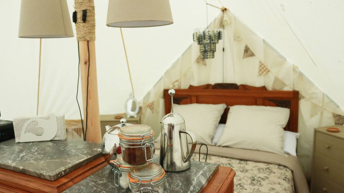 Auzances Cabin | Luxury Bell Tent Glamping in the heart of rural France