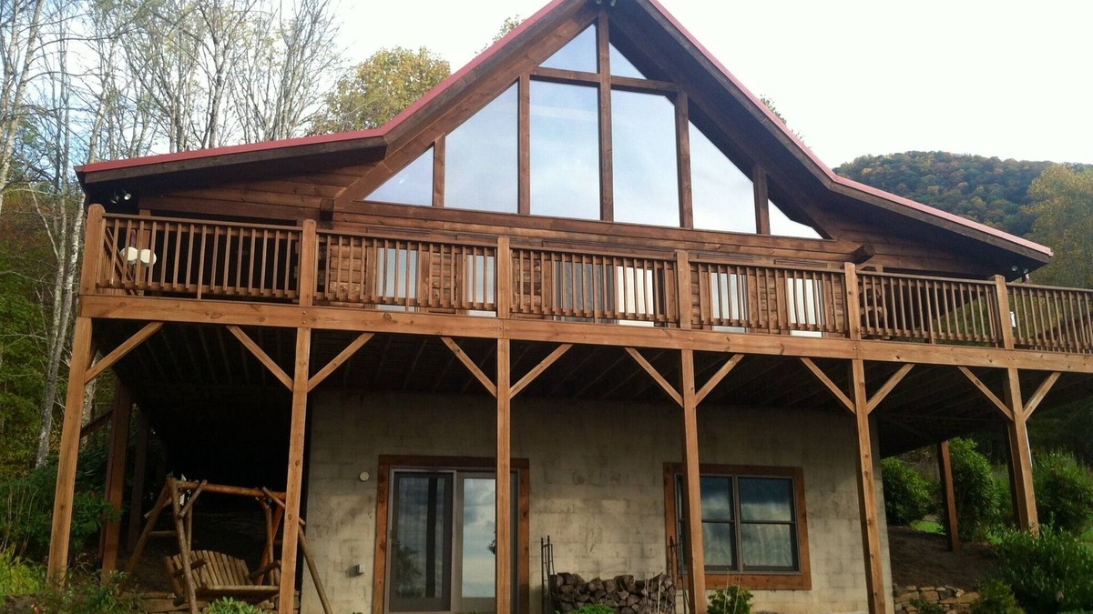 Bakersville Cabin | Luxury Cabin Spectacular Views Trout Streams Stone Fire Pit Golf Hiking