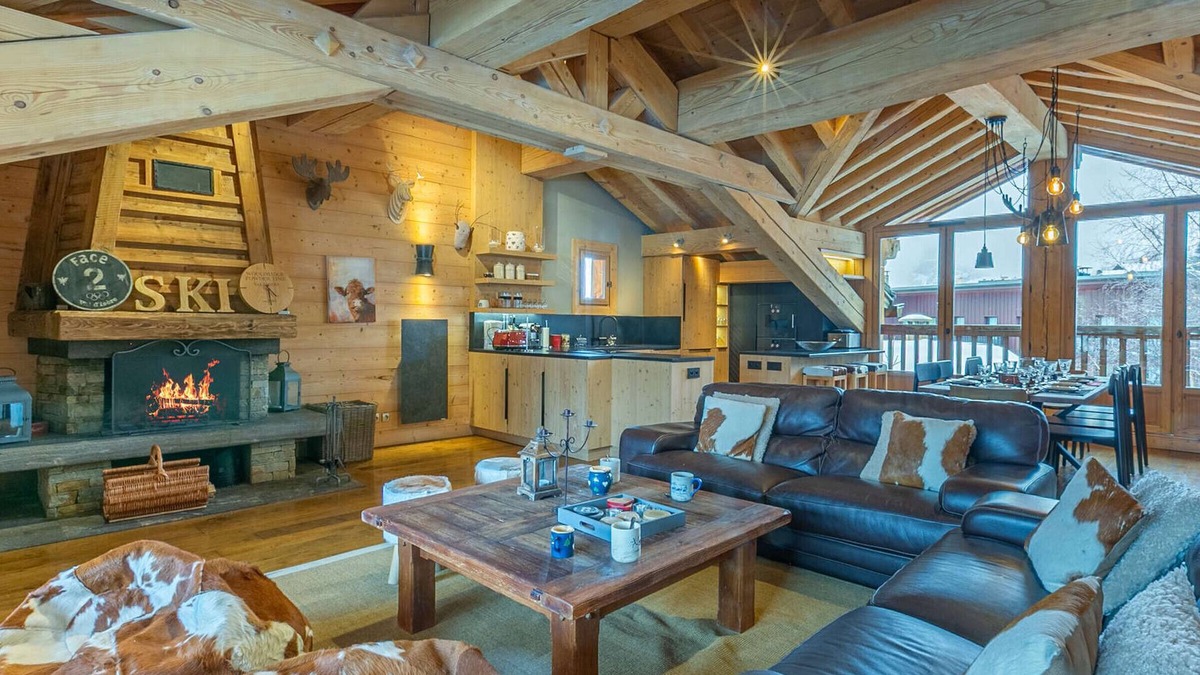 Le Cret Ski Chalet | Luxury Chalet with Spacious Interiors, Fireplace, Sauna, and Mountain Atmosphere