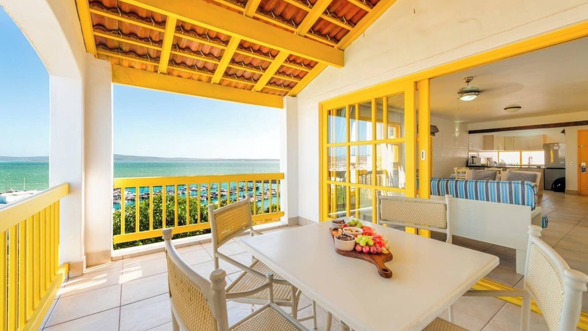 Mykonos Apartment | Luxury Coastal Escape | Patio | Pool
