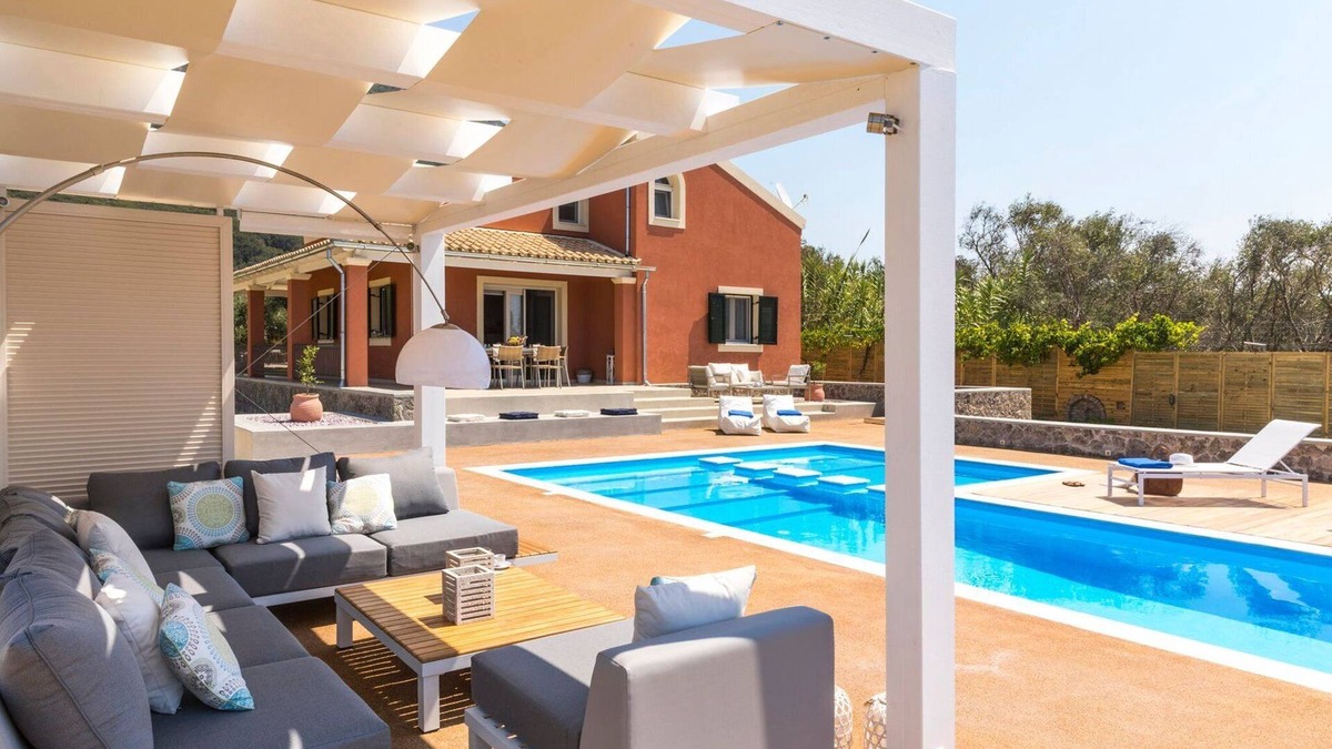 Agios Matthaios Villa | Luxury Corfu Villa | Casa Alta Mare Villa | Private Pool | 3 BDR | Skidi