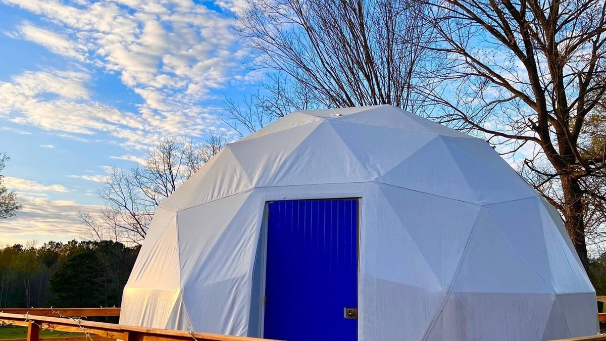Douglassville Cabin | Luxury Dome with AC near Texarkana, TX