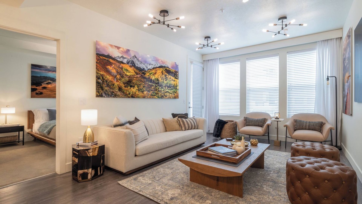 Downtown Salt Lake City Apartment | Luxury Downtown 2 Bd 2 Ba Suite - Rooftop Terrace, Steps to Delta Center & More!