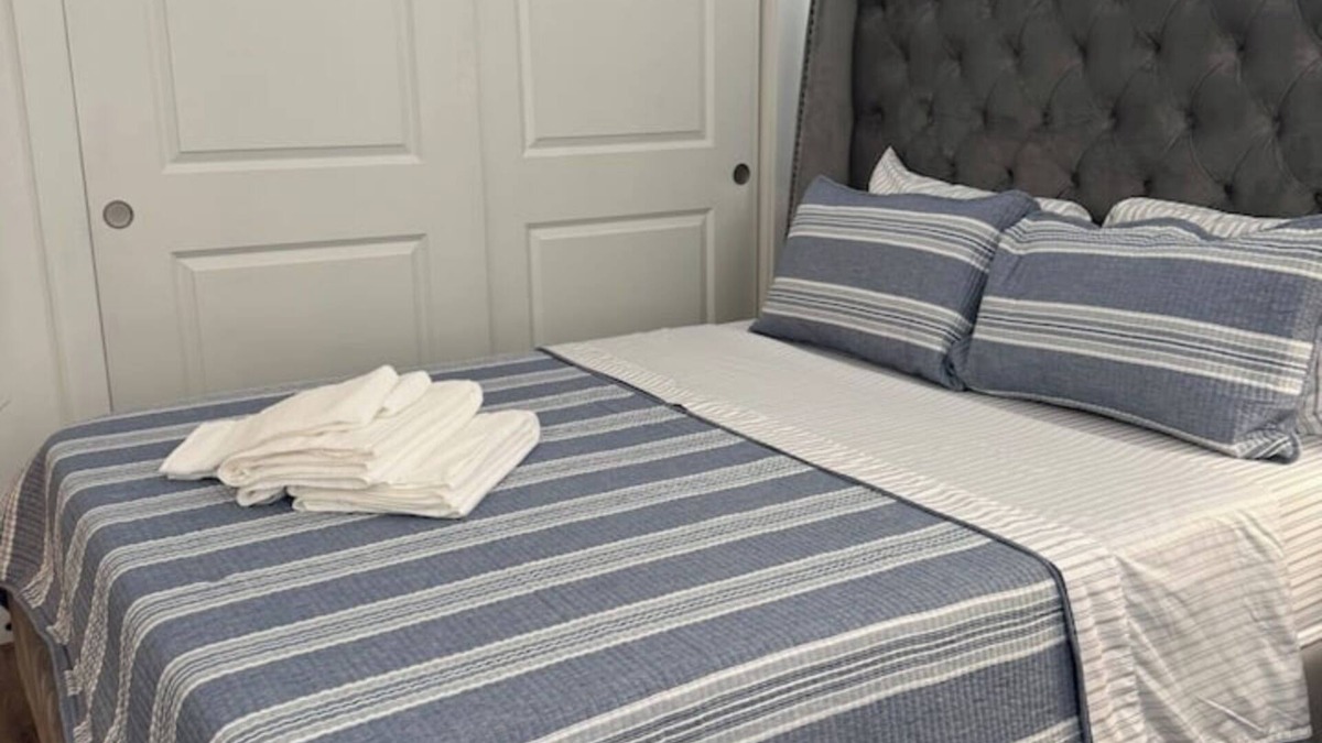 Spring Garden Apartment | Luxury Flat with balcony in unit washer dryer