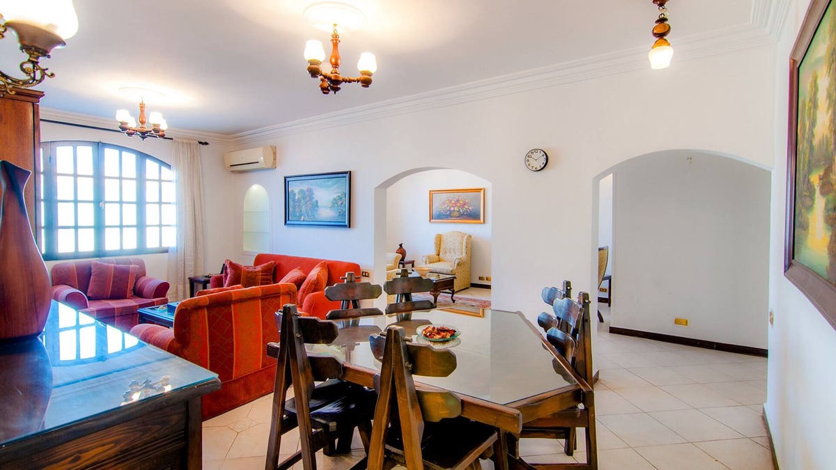 Heliopolis Apartment | Luxury, Fully Renovated, Spacious 3 BR Apartment Minutes from Cairo Airport