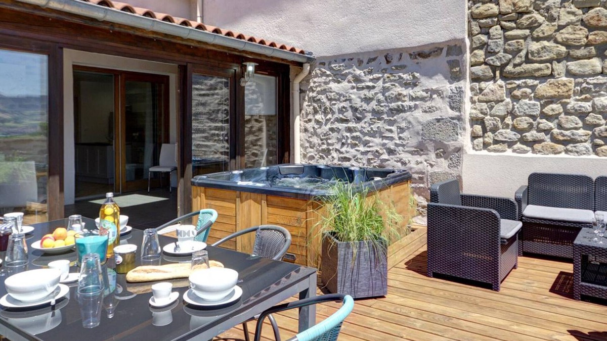 Cellieu Cottage | Luxury Gite with Spa, Sauna, and Stunning Views in Scenic Village