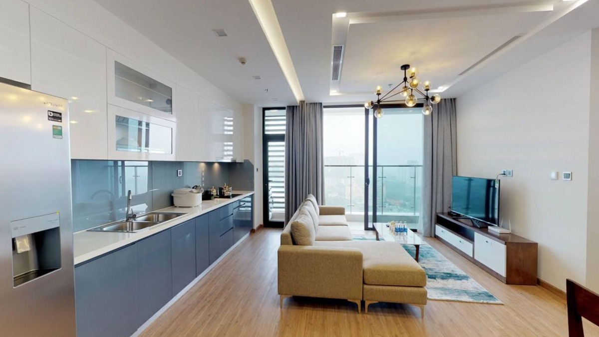 Trang Tien Apartment | Luxury*High floor 3 br apartment in Vinhomes Metropolis @Property Plus