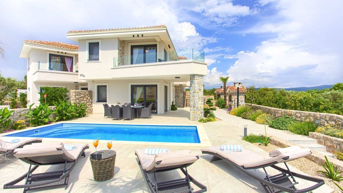 Krk House | Luxury Holiday house BELLA with private pool