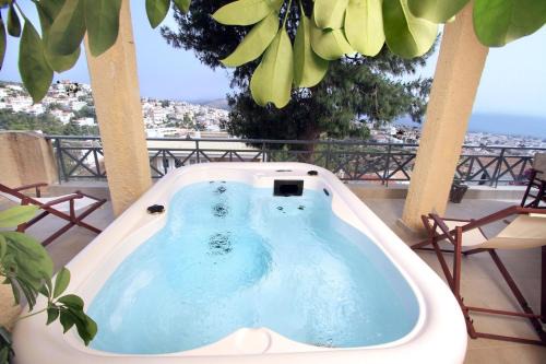 Voula House | Luxury Home with Jacuzzi and Spectacular Sea Views for 8 Guests