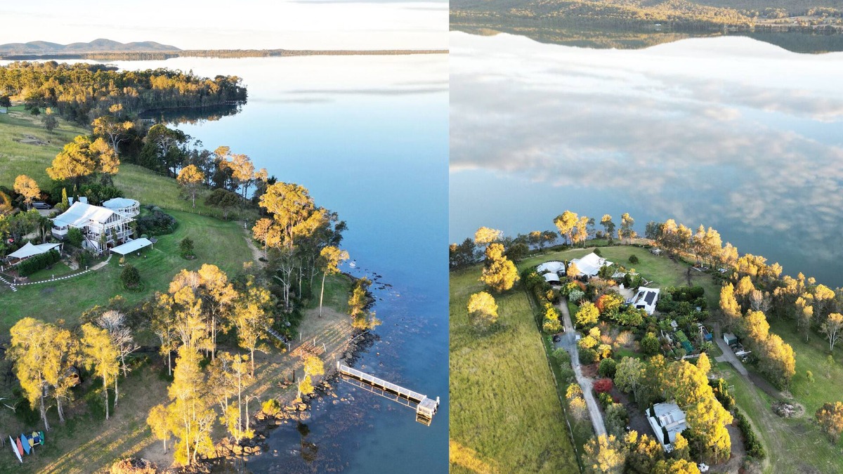 Wallis Lake House | Luxury Lakefront Villa & Barn.