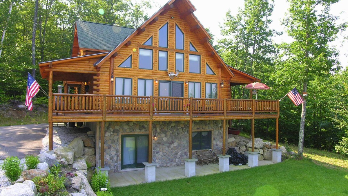 Conway Cabin | LUXURY LOG Cabin. BEST Views of Mt. Washington & Chocorua. Close To Everything!