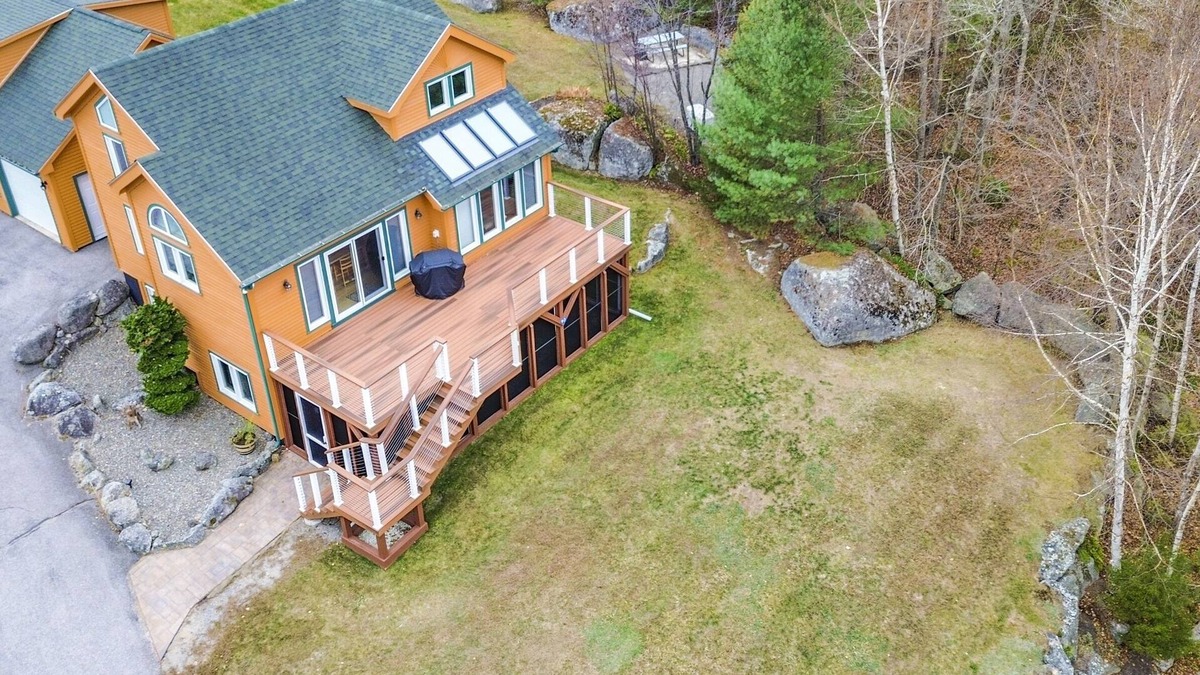 Lucerne-in-Maine Cabin | Luxury Maine Timber Frame w/Lake Views & Access