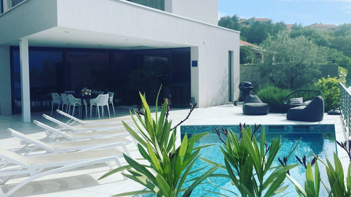 Klimno Villa | Luxury Modern Seaview Villa With Private Pool In Klimno *