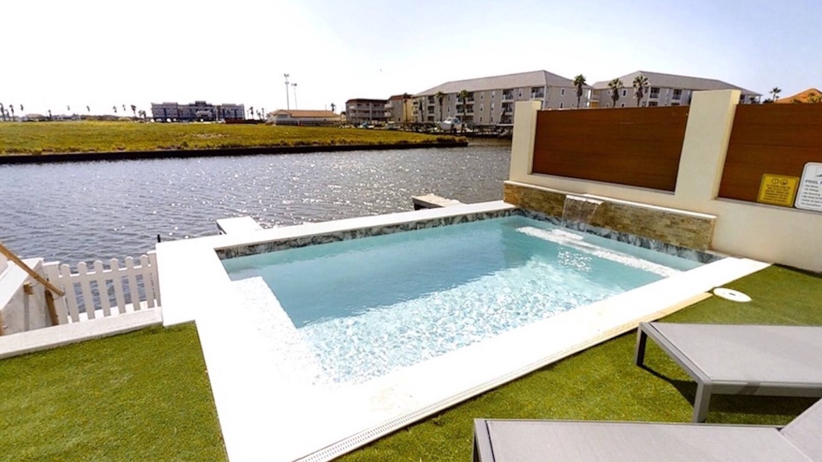 Corpus Christi House | Luxury North Padre Island: private pool, outdoor deck, boat dock close to Port A