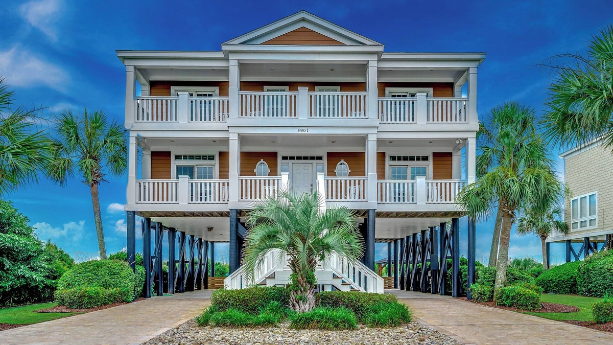 Long Bay Estates House | Luxury Oceanfront Home with Private Pool & Hot Tub by Luxury Beach Rentals!