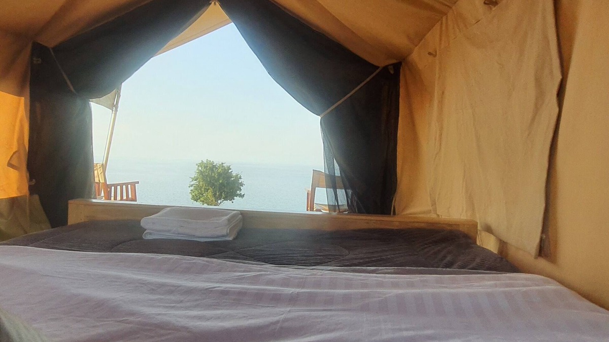 Buhaguzi RV Rental | Luxury private tented camp with Lake views