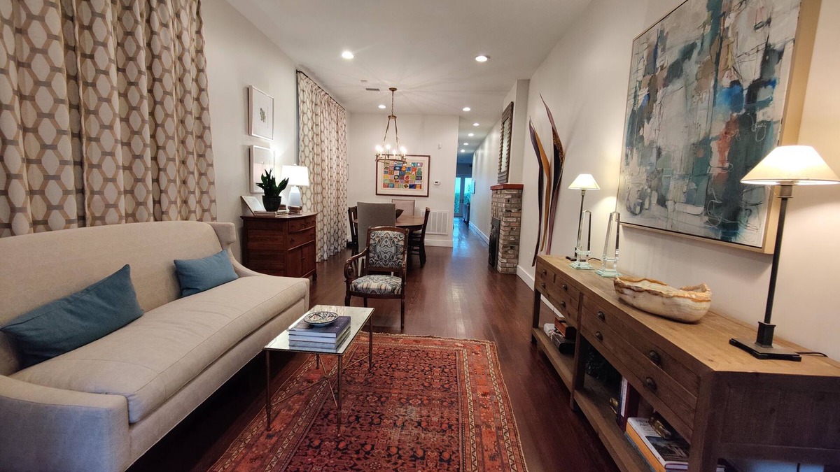 Central Carrollton Association House | Luxury renovation of historic shotgun home