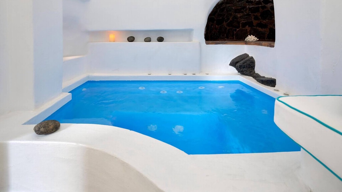 Exo Gonia Villa | Luxury Santorini Suite | Grand Suite | 2 Bedrooms | Terrace with Stunning Sea.