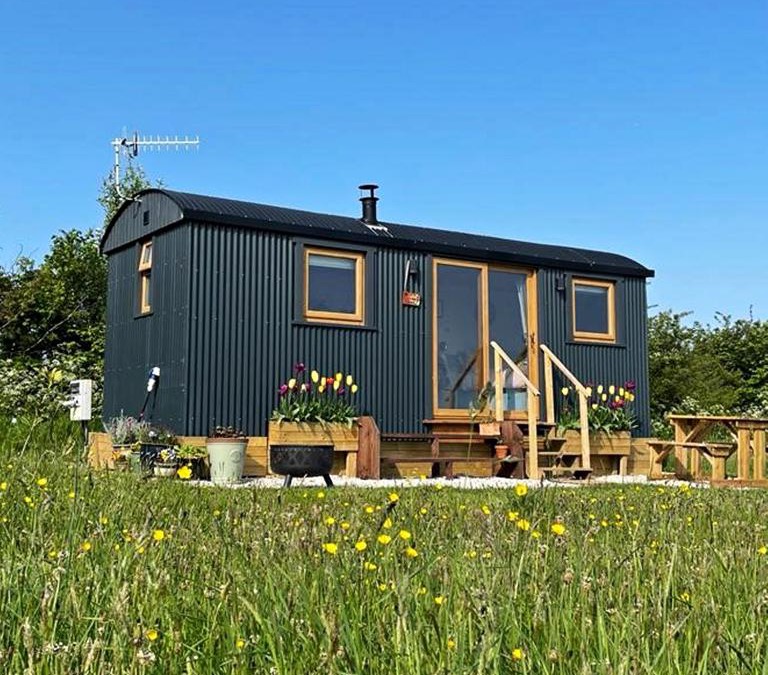 Monyash Ski Chalet | Luxury Shepherd Hut in the Peak District