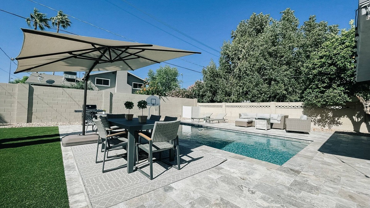 Parkcrest House | Luxury Vacation Home with Private Heated Pool near Old Town Scottsdale