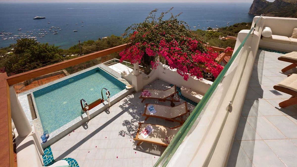 Nerano Villa | Luxury VILLA ARIADNE with private pool, jacuzzi, terrace and sea view