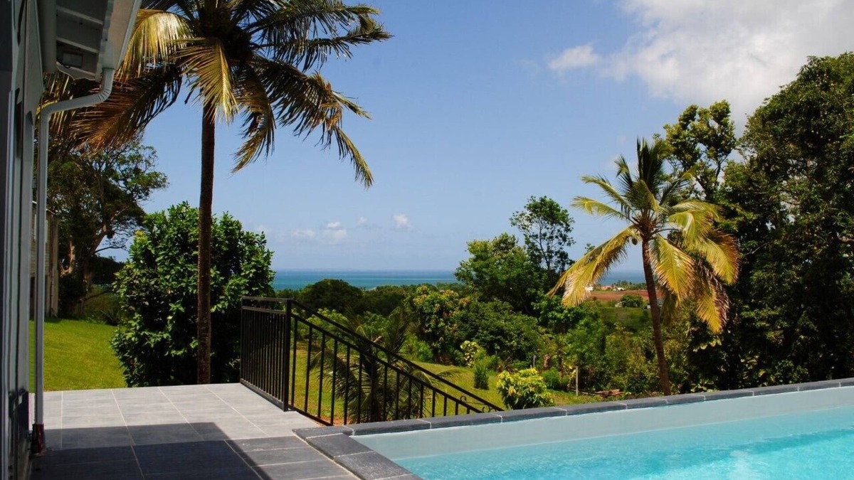 Duzer Villa | Luxury villa between Deshaies and Ste Rose, private pool, sea & mountain views