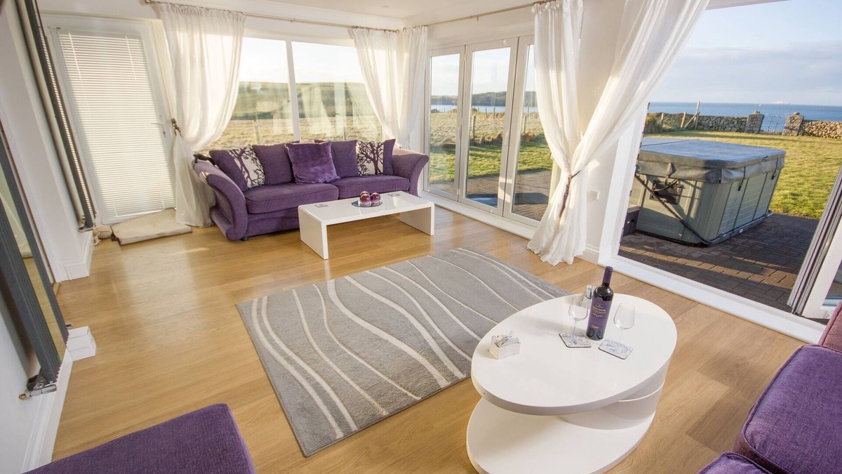 Cemaes Bay Cottage | Luxury Villa Cottage with Hot Tub Jacuzzi and stunning uninterrupted sea views!
