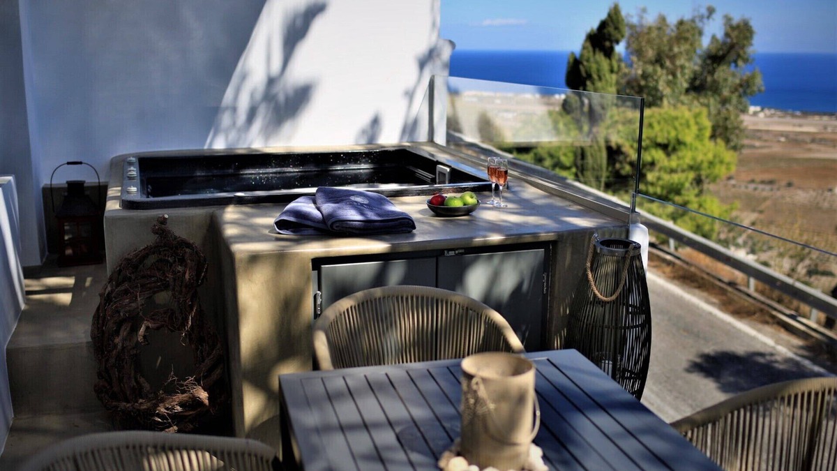 Exo Gonia Apartment | Luxury villa in Santorini