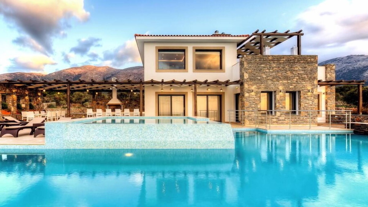 Kounelion Villa | Luxury Villa Isabella with private pool and panoramic sea views, Sisi, Crete